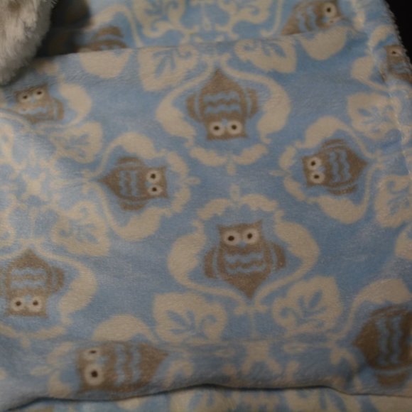 Blankets & Beyond Plush Owl Lovey Baby Blanket Toy - Picture 5 of 9